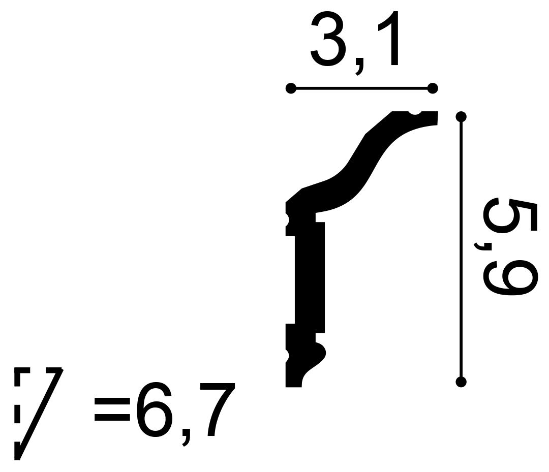Cornisa Orac Decor CX141