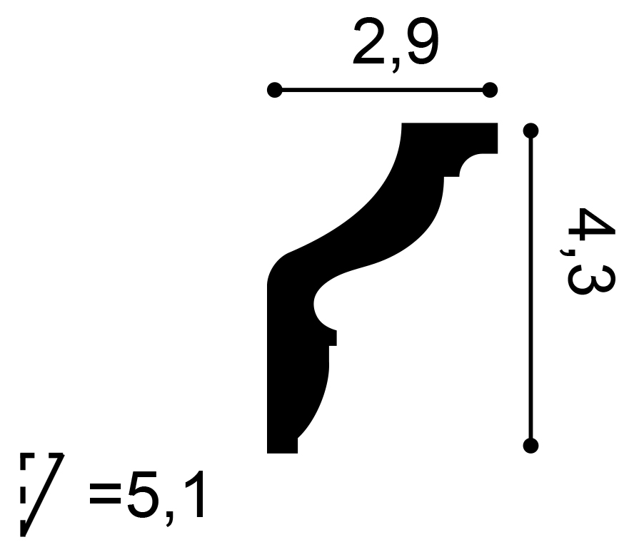 Cornisa Orac Decor CX148