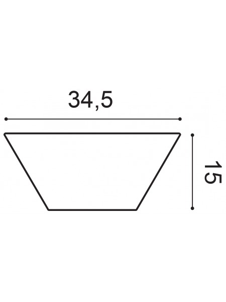 ‎Panou Decorativ 3D Orac Decor W101 Trapezium