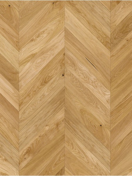 Parchet triplustratificat Chevron Stejar Bright