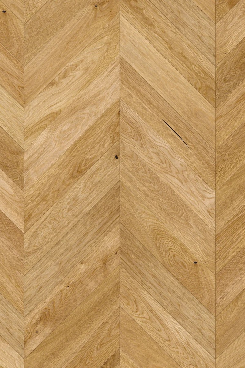 Parchet triplustratificat Chevron Stejar Bright