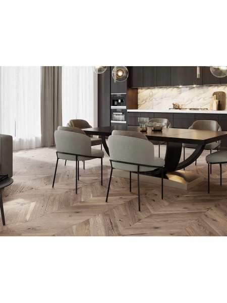 Parchet triplustratificat Chevron Stejar Serene