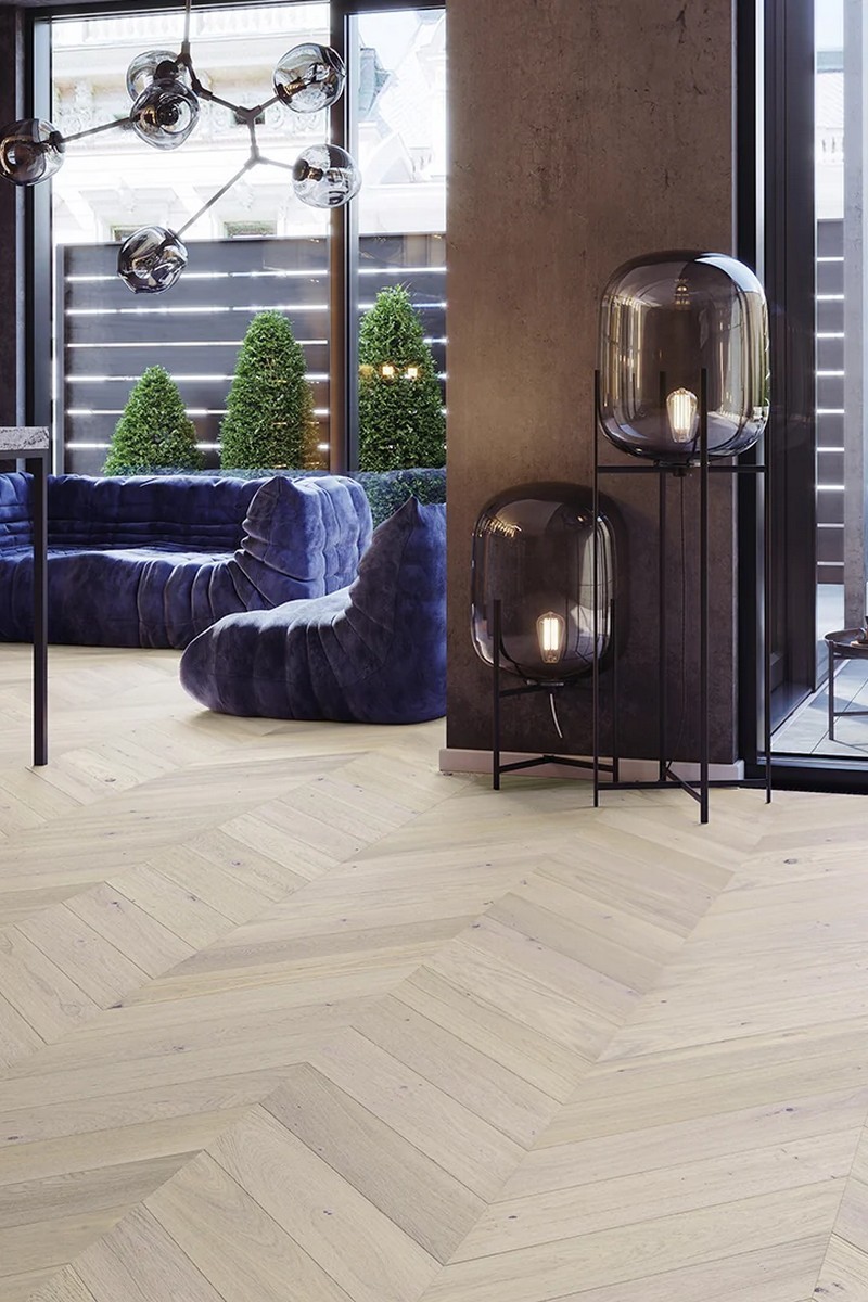 Parchet triplustratificat Chevron Stejar Trivor