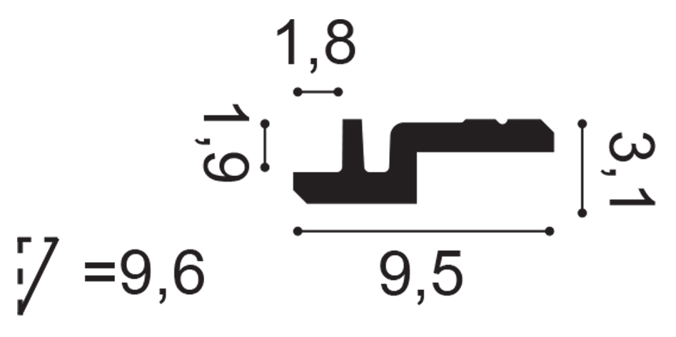 Profil Decorativ Orac Decor C394 Steps