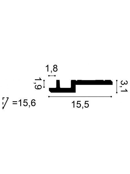 Profil Decorativ Orac Decor C395 Steps