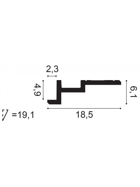 Profil Decorativ Orac Decor C396 Steps