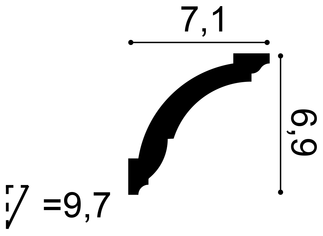 Cornisa Orac Decor Cx101