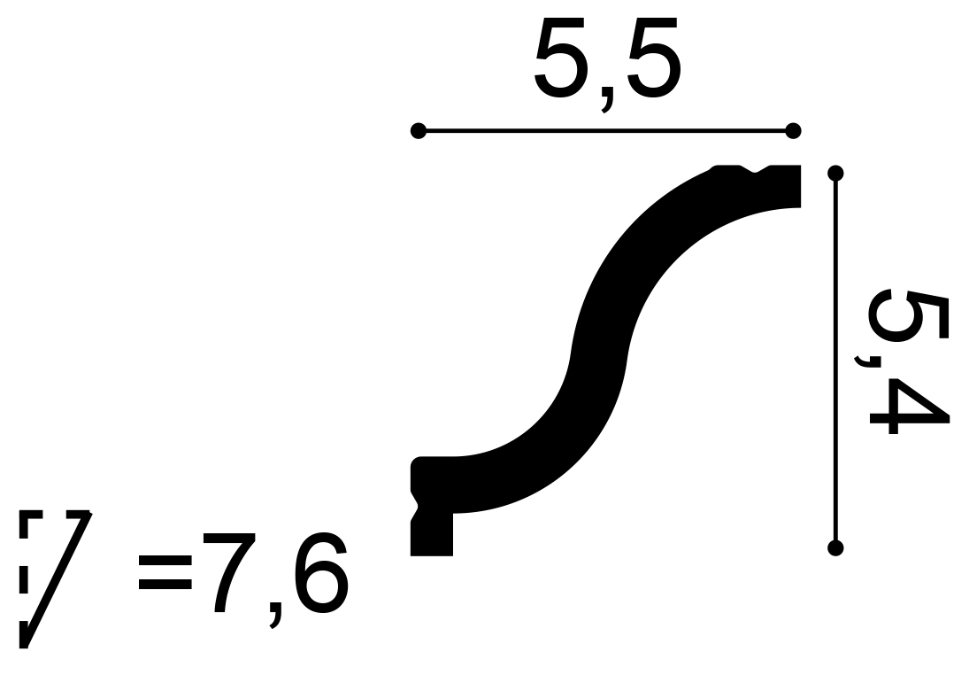 Cornisa Orac Decor CX108