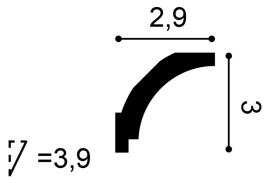 Cornisa Orac Decor CX115