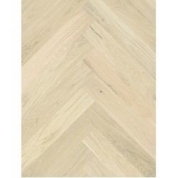 Parchet triplustratificat Herringbone Stejar Bianco 130