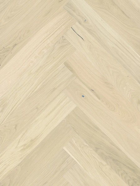 Parchet triplustratificat Herringbone Stejar Bianco 130