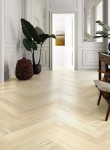 Parchet triplustratificat Herringbone Stejar Bianco 130