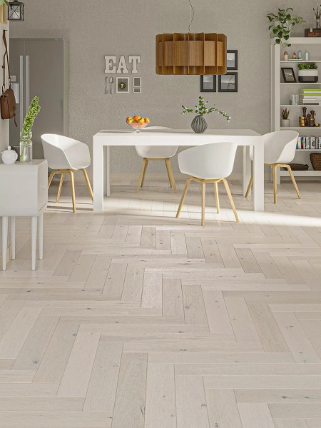 Parchet triplustratificat Herringbone Stejar Cappuccino 130