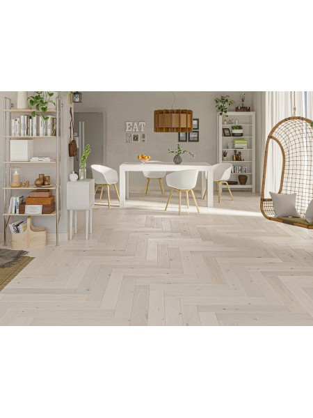 Parchet triplustratificat Herringbone Stejar Cappuccino 130