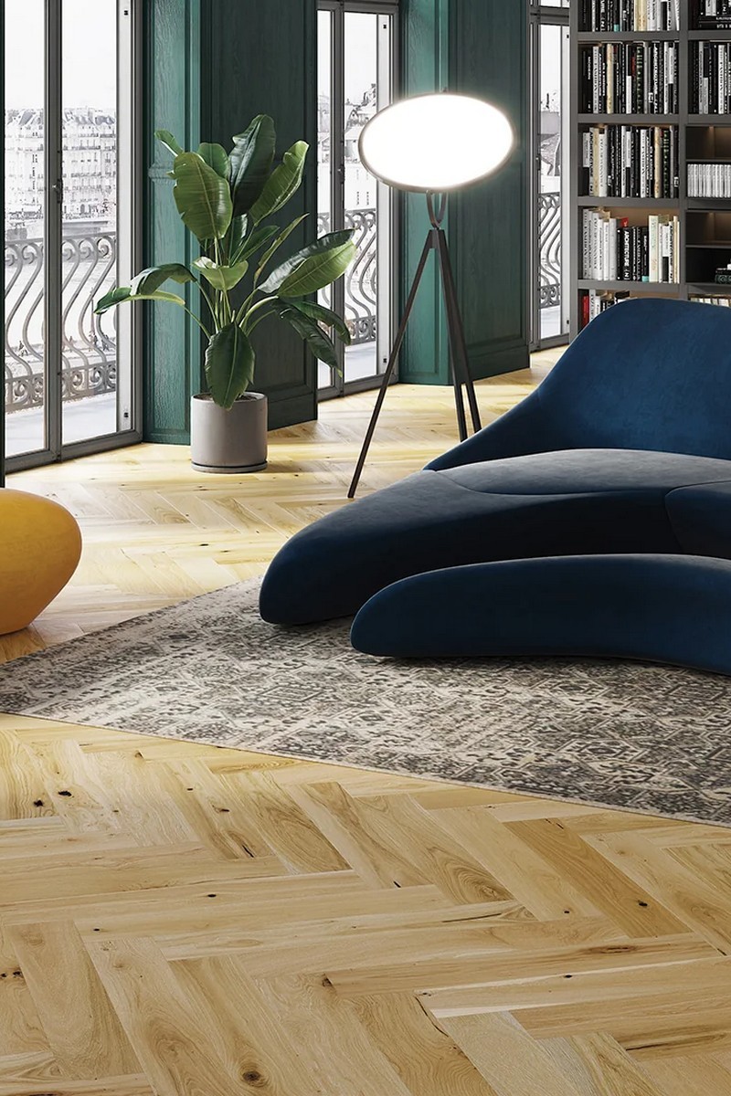 Parchet triplustratificat Herringbone Stejar Grand Canion 130