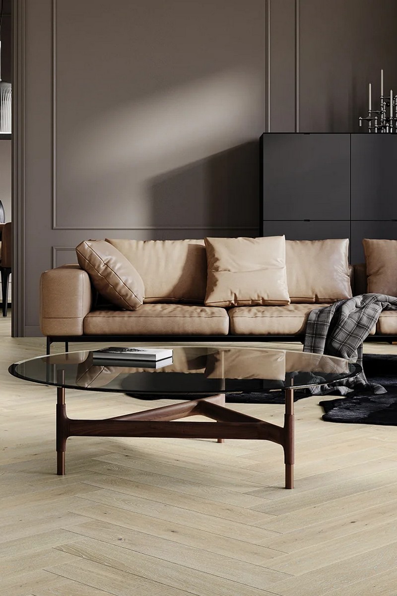 Parchet triplustratificat Herringbone Stejar Grissini 130