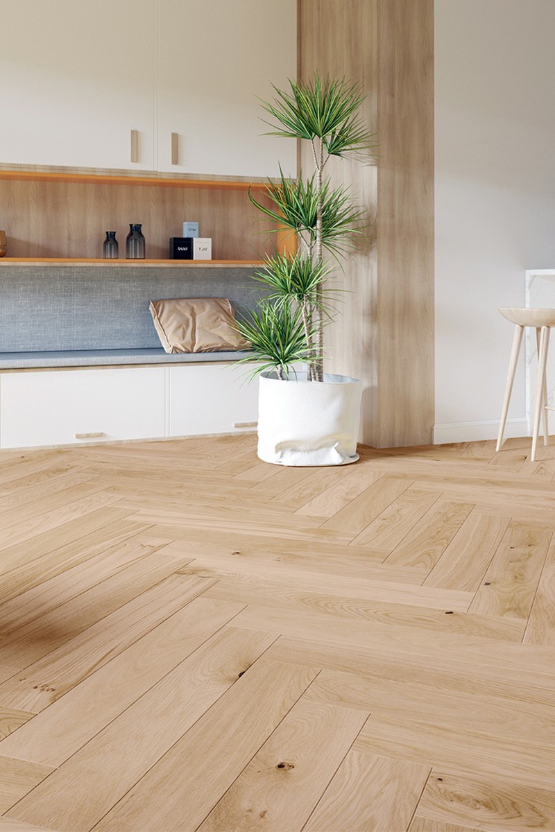 Parchet triplustratificat Herringbone Stejar Lombardy 130