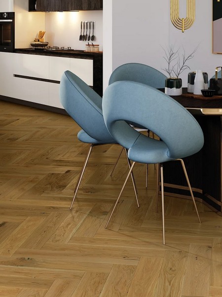 Parchet triplustratificat Herringbone Stejar Mainland 130