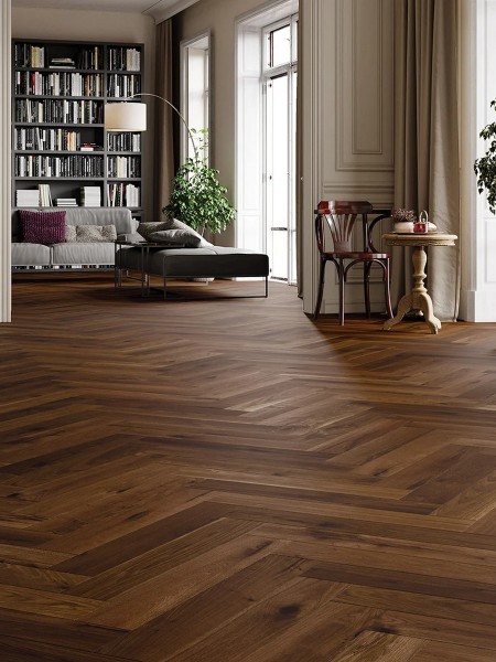 Parchet triplustratificat Herringbone Stejar Trapani 130