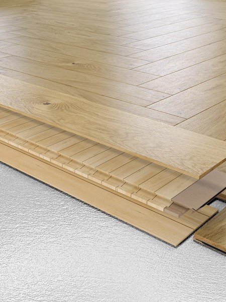 Parchet triplustratificat Herringbone Stejar Sugar Brown 130