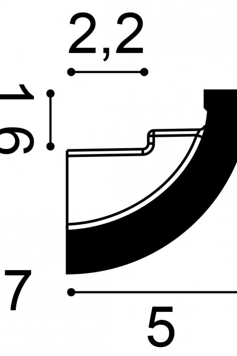 Scafa Led Orac Decor C362 Curve