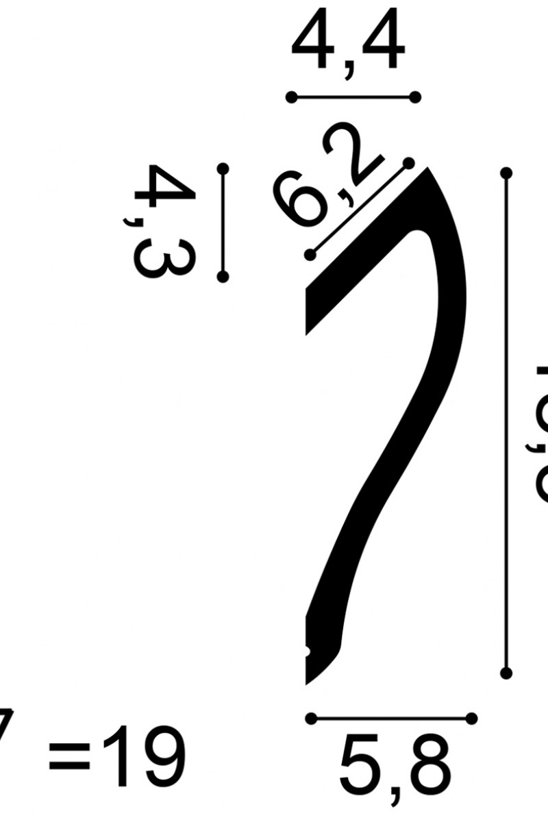 Scafa Led Orac Decor C371 Shade