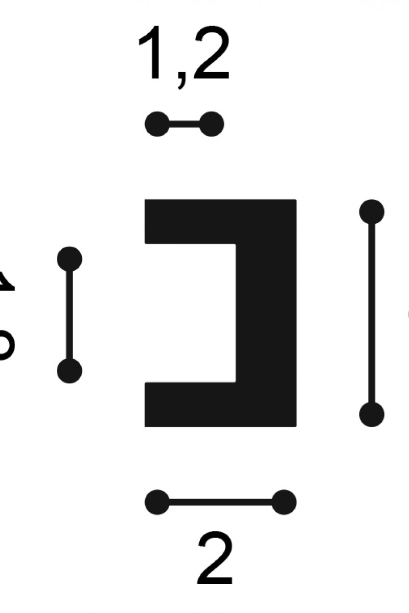 Profil Decorativ Orac Decor CX190 U-Profile