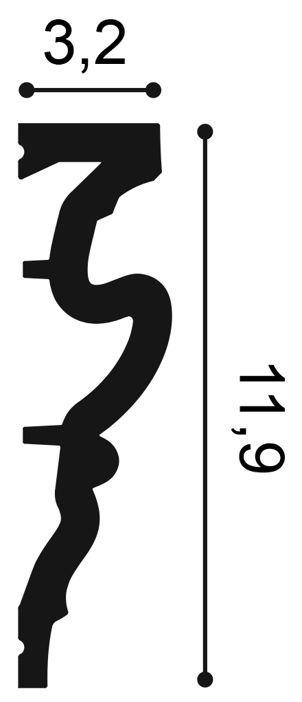 Profil Decorativ Orac Decor DX170