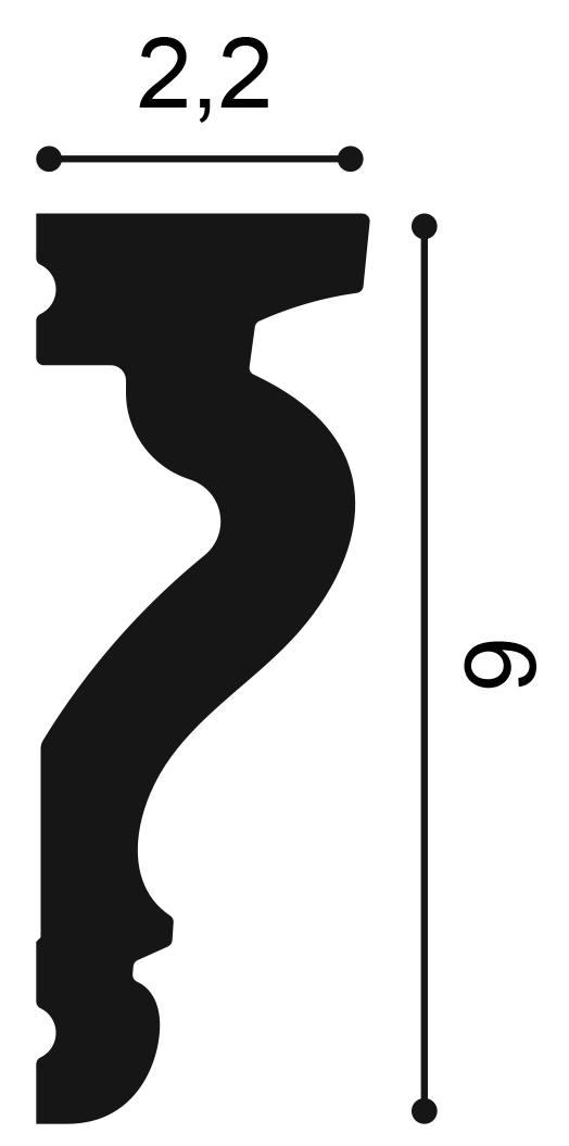 Profil Decorativ Orac Decor DX174