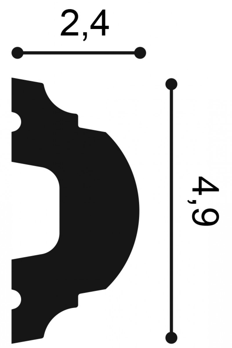 Profil Decorativ Orac Decor P1020