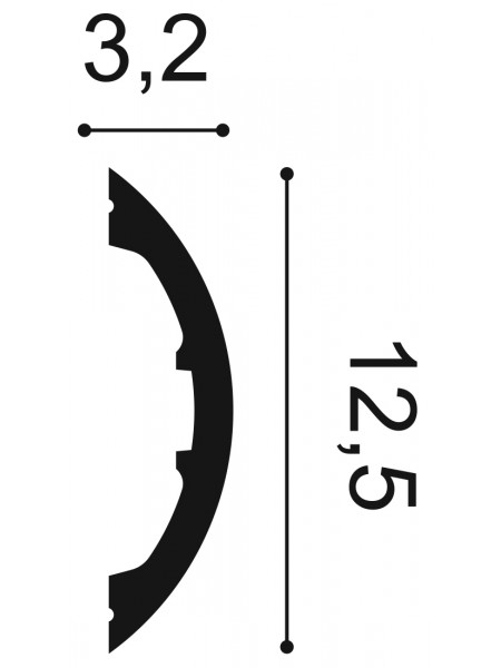 Profil Decorativ Orac Decor P3070 Radius