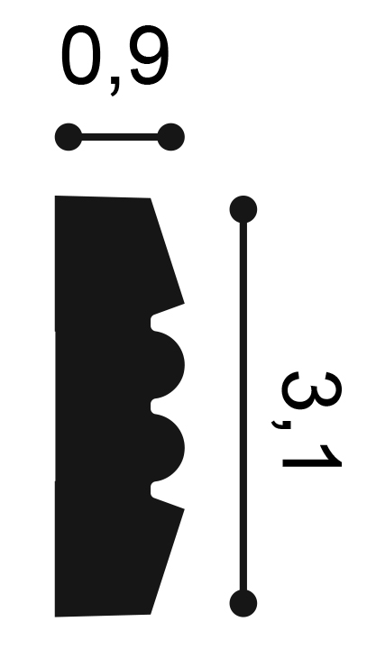 Profil Decorativ Orac Decor P5021