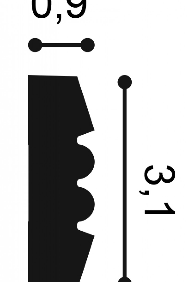 Profil Decorativ Orac Decor P5021