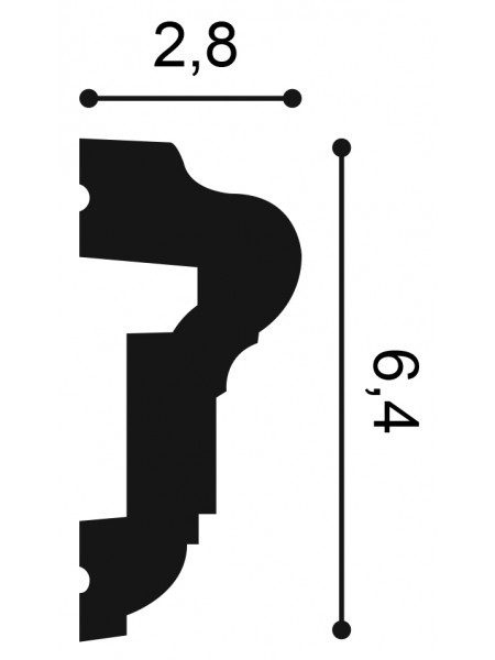 Profil Decorativ Orac Decor P6020