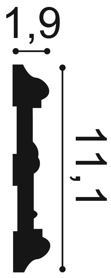 Profil Decorativ Orac Decor P7020