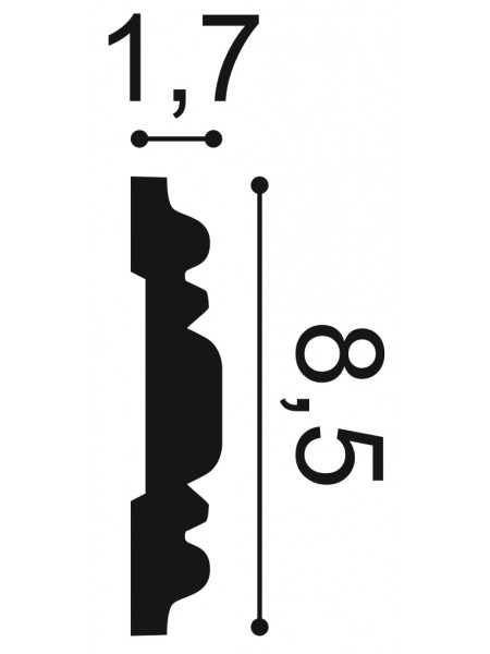 Profil Decorativ Orac Decor P7030