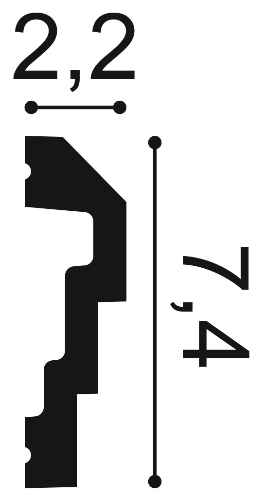 Profil Decorativ Orac Decor P7070