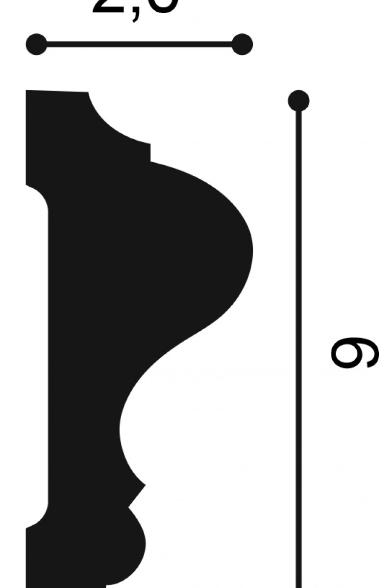 Profil Decorativ Orac Decor P8020