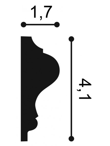 Profil Decorativ Orac Decor P8030C