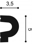 Profil Decorativ Orac Decor P8060