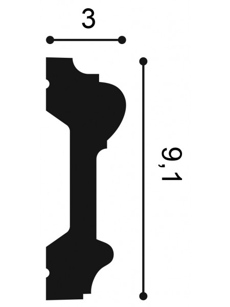 Profil Decorativ Orac Decor P9010