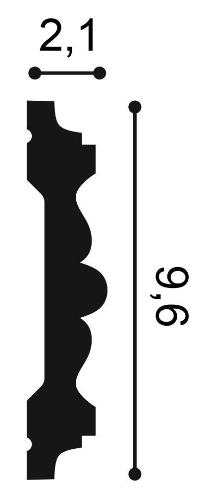 Profil Decorativ Orac Decor P9020