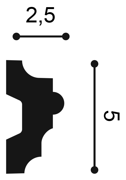 Profil Decorativ Orac Decor P9040