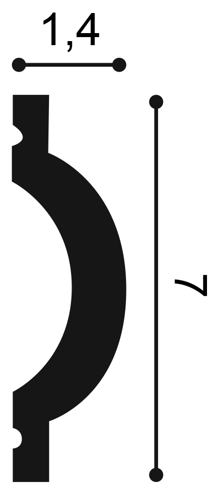 Profil Decorativ Orac Decor P9901