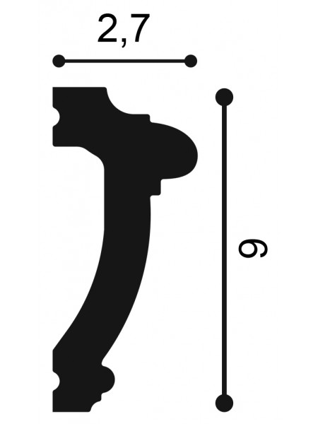 Profil Decorativ Orac Decor PX113