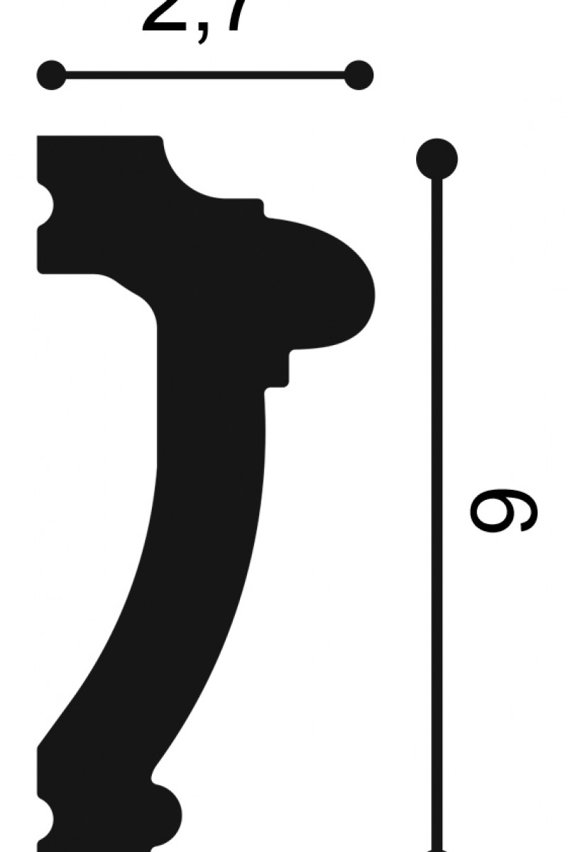 Profil Decorativ Orac Decor PX113