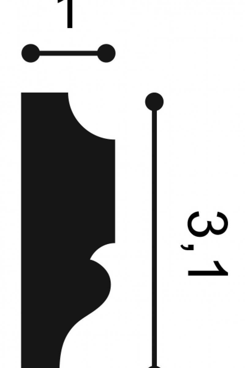 Profil Decorativ Orac Decor PX116