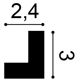 Profil Decorativ Orac Decor PX164