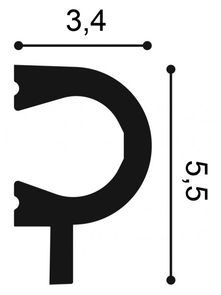 Profil Decorativ Orac Decor PX169