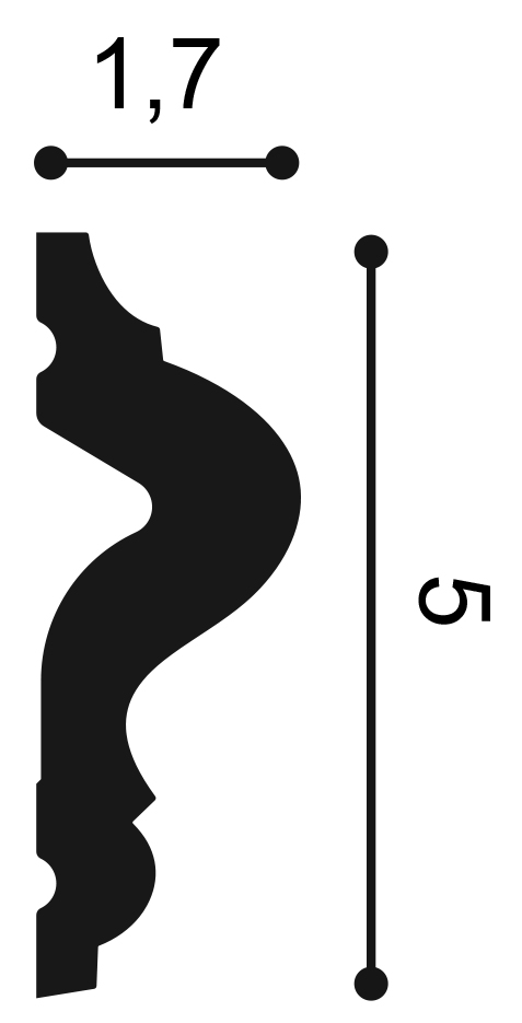 Profil Decorativ Orac Decor PX175